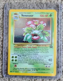 Venusaur Holographic Pokemon Card. TCG. LP 1999-2000. Promo 13 - Image 1