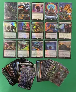 MTG TMNT 65 Card Lot-5 MYTHIC, 10 RARE, 20U, 30C) Raph’s Jitte Ronin Arsenal P11 - Image 2