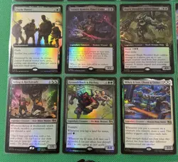 MTG TMNT 65 Card Lot-5 MYTHIC, 10 RARE, 20U, 30C) Raph’s Jitte Ronin Arsenal P11 - Image 4