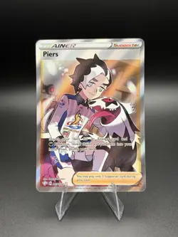 Piers 069/072 Shining Fates NM Full Art Ultra Rare Pokemon Card - Image 1