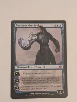 Tezzeret the Seeker MTG Shards of Alara #60 Mythic Planeswalker 2008 Regular LP - Image 1