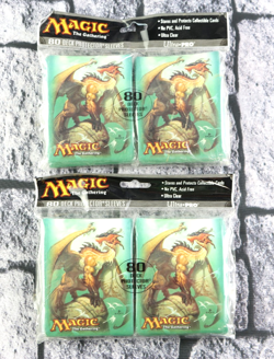 2006 Ultra Pro Magic Of The Gathering Dragon Deck Protector Sleeves (2x 80ct) - Image 1