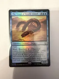1x The Unagi of Kyoshi Island, Foil, Avatar The Last Airbender, Magic MTG NM - Image 1