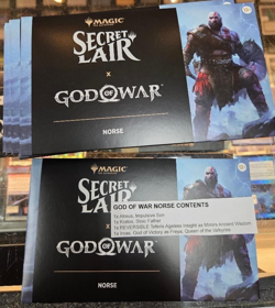 Magic The Gathering Secret Lair God of War Norse Non-Foil - Image 1