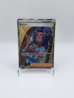 Pokemon TCG Raifort Trainer Prismatic Evolutions 142/131 Double Rare - Image 1