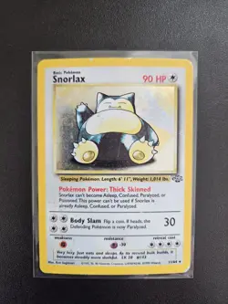 Pokemon Snorlax Jungle 11/64 Holo Rare Holo Unlimited 90 HP English - Image 1