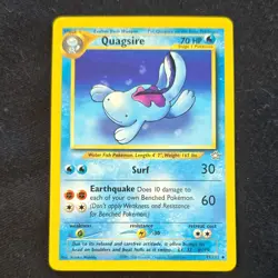 Pokemon Quagsire 45/111 Neo Genesis Uncommon Stage 1 Regular 2000 Card - Image 1