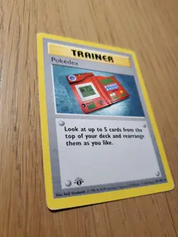 Pokemon Pokedex 1st Edition Base Set Shadowless Vintage - Wotc - Image 2