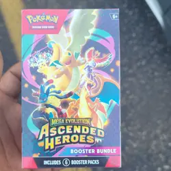 Pokemon Mega Evolution Ascended Heroes Booster Bundle Box 6 Packs English - Image 2