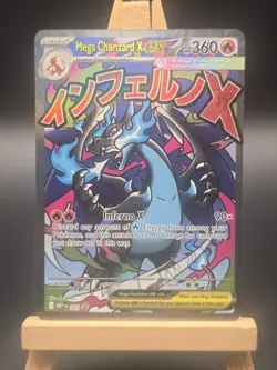 Pokemon TCG Mega Charizard X ex MEP 023 UPC Black Star Promo - Image 1