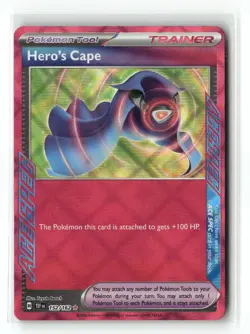 Hero's Cape 152/162 ACE SPEC Rare Temporal Forces Pokemon Holo Near Mint - Image 1