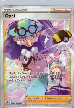 Opal TG28/TG30 NM Lost Origin Full Art Trainer Gallery Pokemon TCG M/NM - Image 1