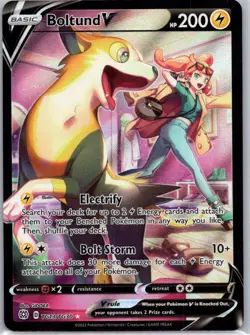 Pokemon TCG Boltund V TG13 Brilliant Stars Holo NM - Image 1