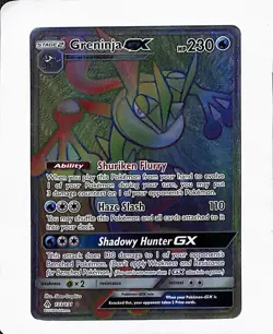 Pokemon Greninja GX 133/131 Rainbow Secret Rare – Greninja GX Full Art - Image 1