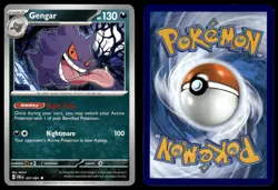 Gengar 057/091 Uncommon Paldean Fates Pokemon NM/M - Image 3