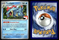 Feraligatr 041/162 Rare Prize Pack Series Cards Pokemon NM/M - Image 3
