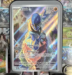 Pokemon Sawk Sv: White Flare 130/086 Illustration Rare Full Art Holo 110 HP EN - Image 1