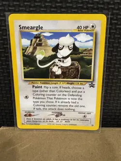 2001 Pokemon Black Star Promo WOTC Smeargle 32 - Ungraded - Image 1
