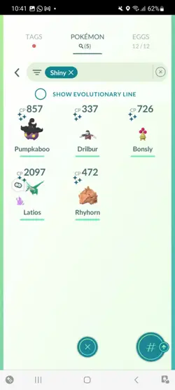 Pokemon Go (Stage 44 ) Shiny Shadow Latios ( 10 Legendary ) - Image 3
