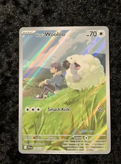 Hop's Wooloo - 170/159 - Illustration Rare - Journey Together NM Holo Pokemon - Image 1