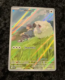 Hop's Wooloo - 170/159 - Illustration Rare - Journey Together NM Holo Pokemon - Image 2