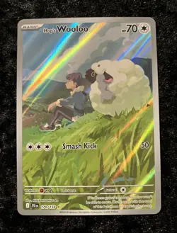 Hop's Wooloo - 170/159 - Illustration Rare - Journey Together NM Holo Pokemon - Image 3
