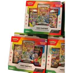 Pokemon TCG: First Partner Illustration Collection Series 1 Brand New Lot Of 5 - Image 4