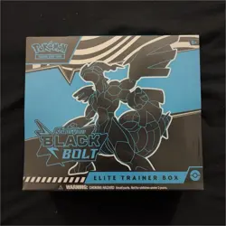 Pokemon Scarlet & Violet Black Bolt Elite Trainer Box Zekrom perfect seal - Image 1