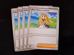 4x Lillie's Determination 192/217 x4 - Ascended Heroes - Pokemon Playset - Image 1