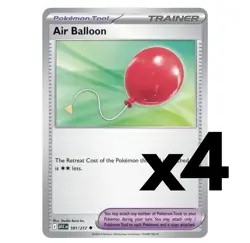 4x Air Balloon 181/217 x4 - Ascended Heroes - Pokemon Playset - Image 1