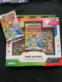 Bonus🔥Pokemon TCG First Partner Illustration Collection (FACTORY SEALED)Series1 - Image 1