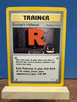Pokemon TCG Rocket's Hideout 63/64 Neo Revelation Regular WOTC Vintage - Image 1