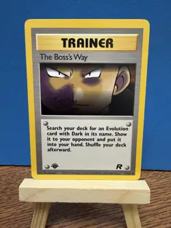 Pokemon TCG The Boss's Way 1st Edition 73/82 Team Rocket WOTC Vintage Trainer - Image 1