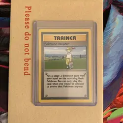Pokemon TCG Pokemon Breeder Base Set 76/102 LP - Image 1