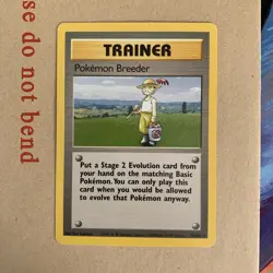 Pokemon TCG Pokemon Breeder Base Set 76/102 LP - Image 2