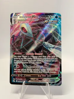 Inteleon VMAX 079/264 SWSH08: Fusion Strike Pokemon TCG NM - Image 1