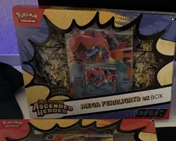 Pokemon TCG: Mega Evolution—Ascended Heroes Mega Feraligtr Ex Box - Image 1