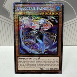 Yugioh TCG - Dracotail Faimena Starlight Rare - JUSH-EN002 - 1st Edition NM - Image 1