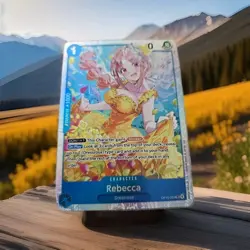 Rebecca OP15-053 SR Adventure on KAMI’s Island ENGLISH ONE PIECE Card NM - Image 1