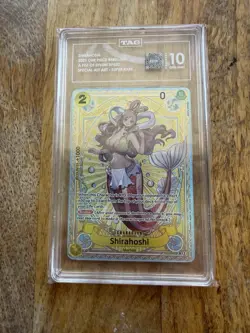 Shirahoshi SP EB01-057 OP11 A Fist of Divine Speed One Piece TCG English TAG 10 - Image 1