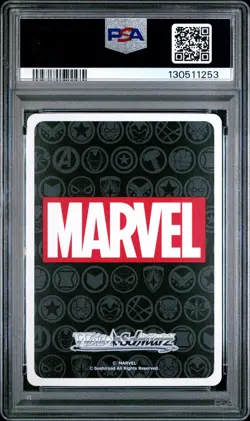 2021 WEISS SCHWARZ JPN MARVEL #032 CELEBRITY HERO, IRON MAN PSA 10 - Image 2