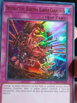 Yugioh! Destructive Daruma Karma Cannon - RA04-EN103 - Ultra Rare - 1st Edition - Image 3