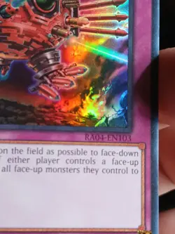 Yugioh! Destructive Daruma Karma Cannon - RA04-EN103 - Ultra Rare - 1st Edition - Image 5