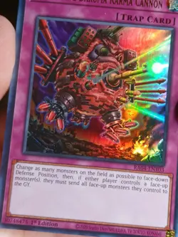 Yugioh! Destructive Daruma Karma Cannon - RA04-EN103 - Ultra Rare - 1st Edition - Image 3