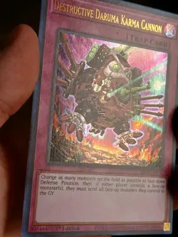 Yugioh! Destructive Daruma Karma Cannon - RA04-EN103 - Ultra Rare - 1st Edition - Image 4