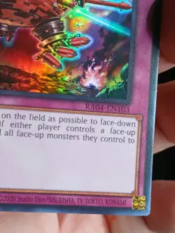 Yugioh! Destructive Daruma Karma Cannon - RA04-EN103 - Ultra Rare - 1st Edition - Image 5