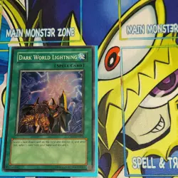 YUGIOH Dark World Lightning Super Rare CP03-EN005 Near Mint (NM) - Image 2
