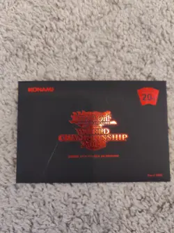 Yugioh 2018 World Championship Promo Envelope 2018-JPP01 JPP02 Blue-Eyes DM Seal - Image 1