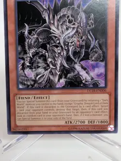 Yugioh Grapha, Dragon Lord of Dark World Blue Lettering DL18-EN006 MP - Image 5