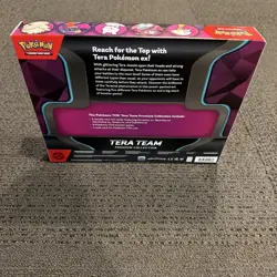 Pokemon Tera Team EX Premium Collection 5 Foils 9 TCG Booster Packs NEW Sealed - Image 2